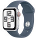 Smartwatch Apple Watch SE 40mm GPS + Cellular alu srebrny z paskiem sportowym w kolorze sztormowego błękitu MRGM3QP/A - M|L